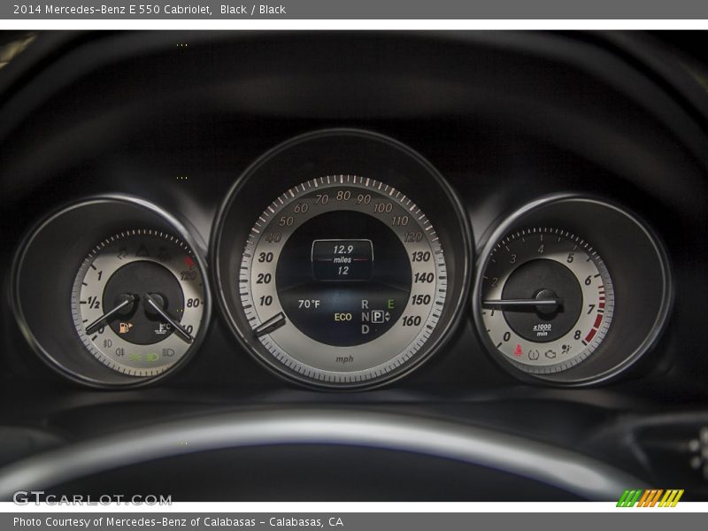  2014 E 550 Cabriolet 550 Cabriolet Gauges