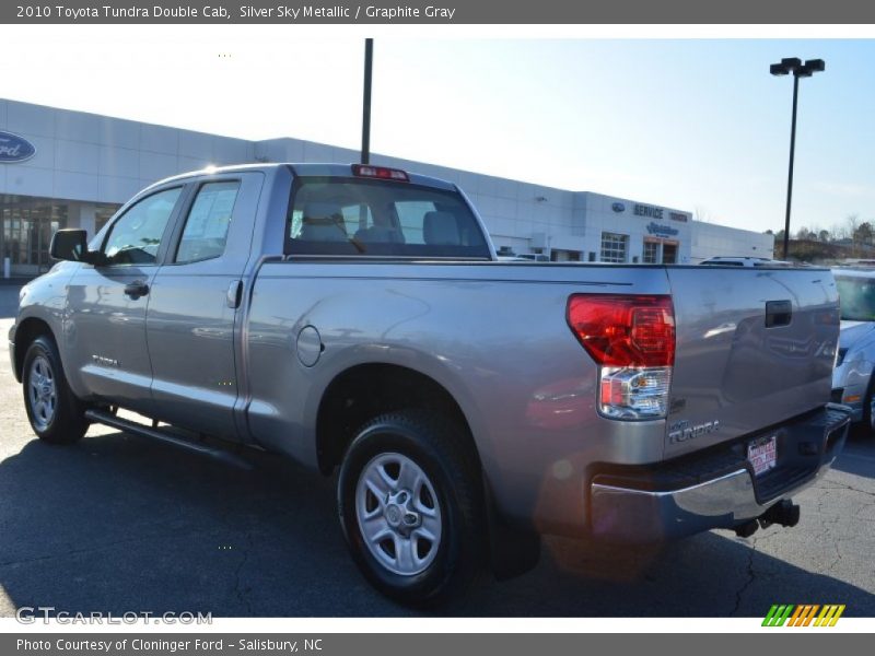 Silver Sky Metallic / Graphite Gray 2010 Toyota Tundra Double Cab
