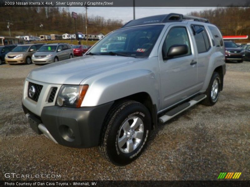 Silver Lightning / Graphite/Steel 2009 Nissan Xterra X 4x4