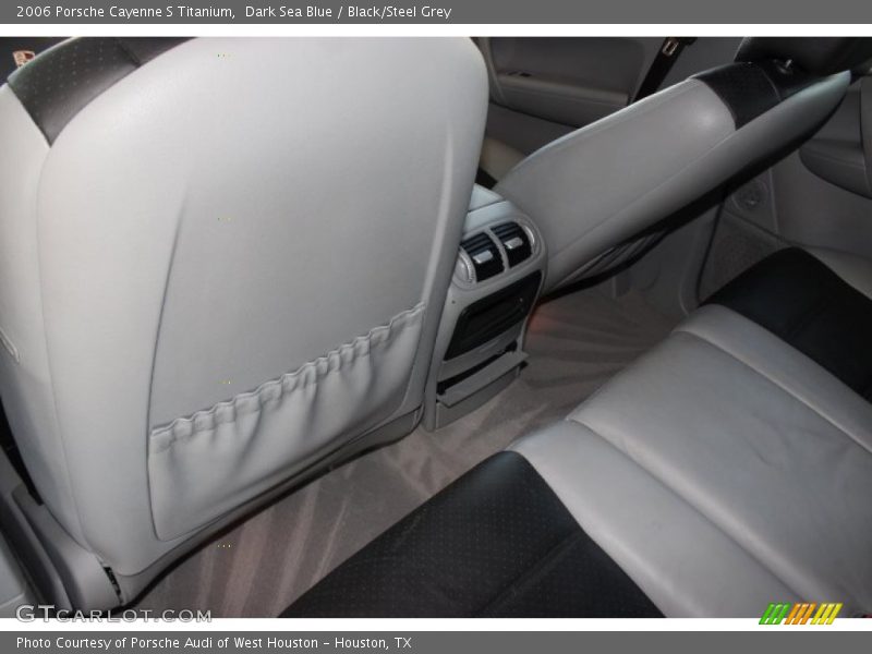 Dark Sea Blue / Black/Steel Grey 2006 Porsche Cayenne S Titanium