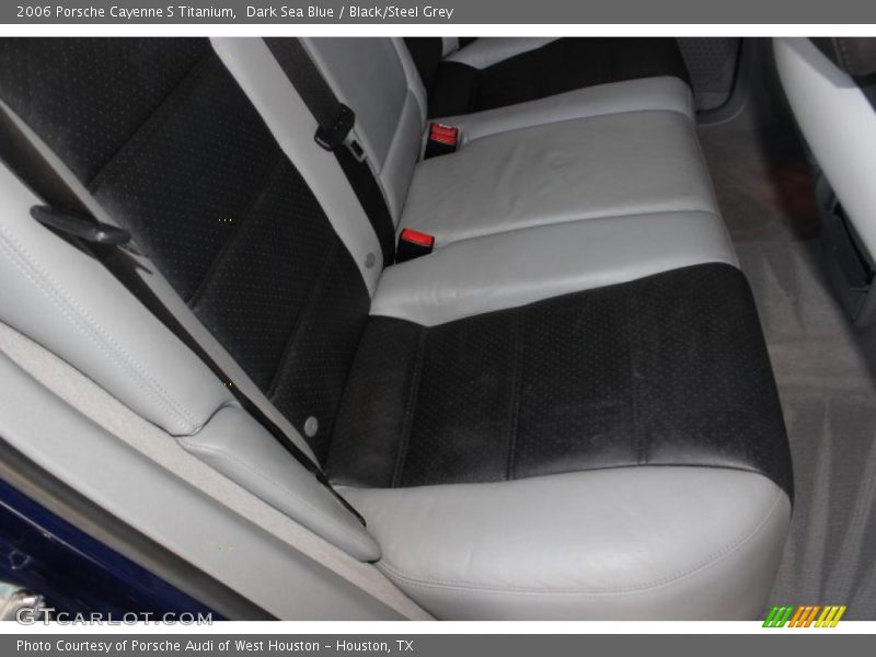 Dark Sea Blue / Black/Steel Grey 2006 Porsche Cayenne S Titanium
