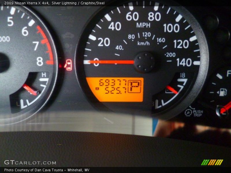 Silver Lightning / Graphite/Steel 2009 Nissan Xterra X 4x4