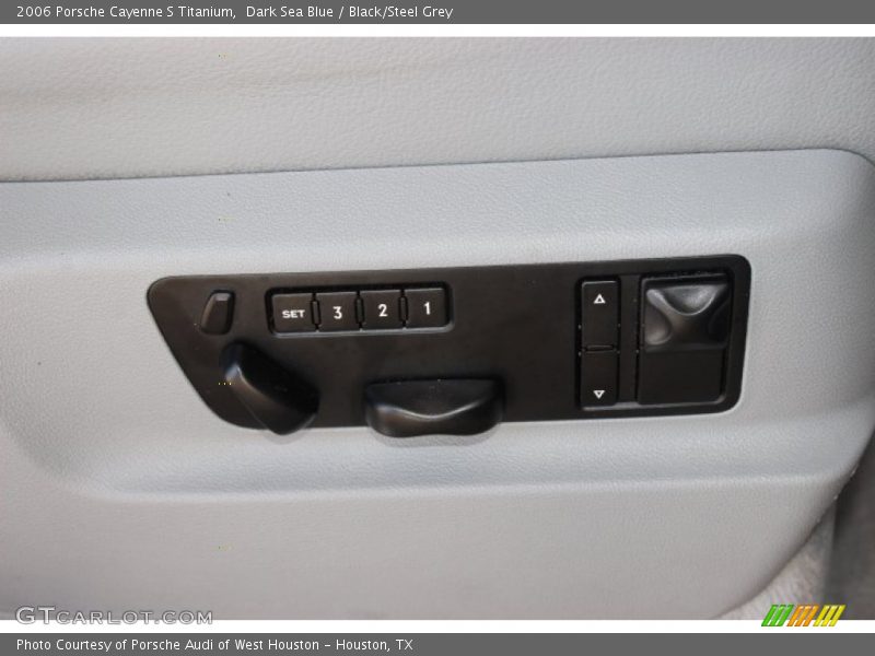 Dark Sea Blue / Black/Steel Grey 2006 Porsche Cayenne S Titanium