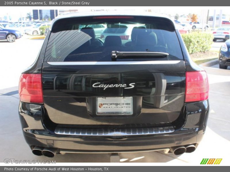 Black / Stone/Steel Grey 2005 Porsche Cayenne S