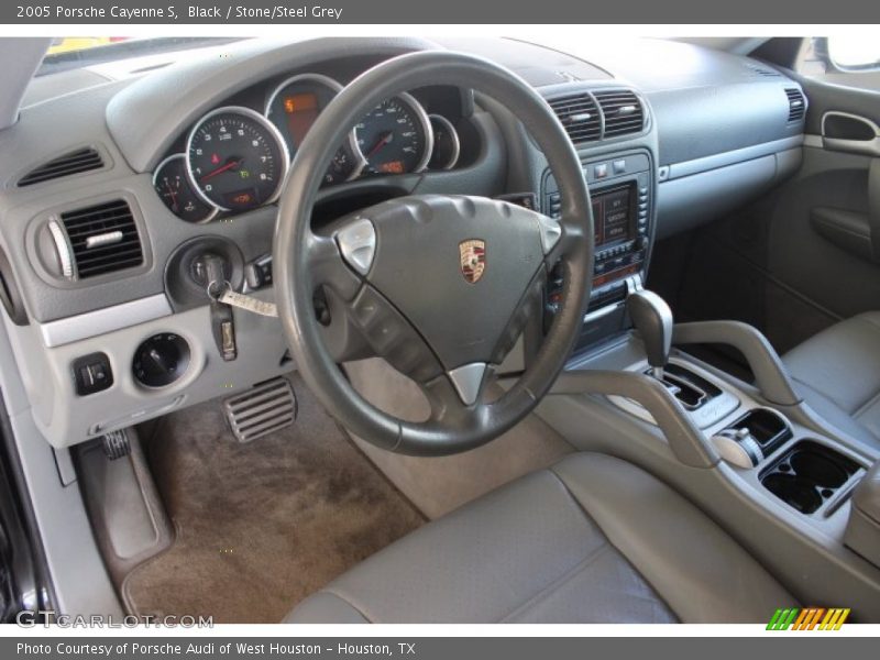 Black / Stone/Steel Grey 2005 Porsche Cayenne S