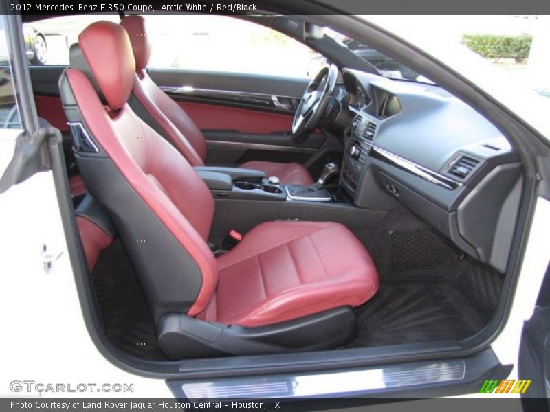Arctic White / Red/Black 2012 Mercedes-Benz E 350 Coupe