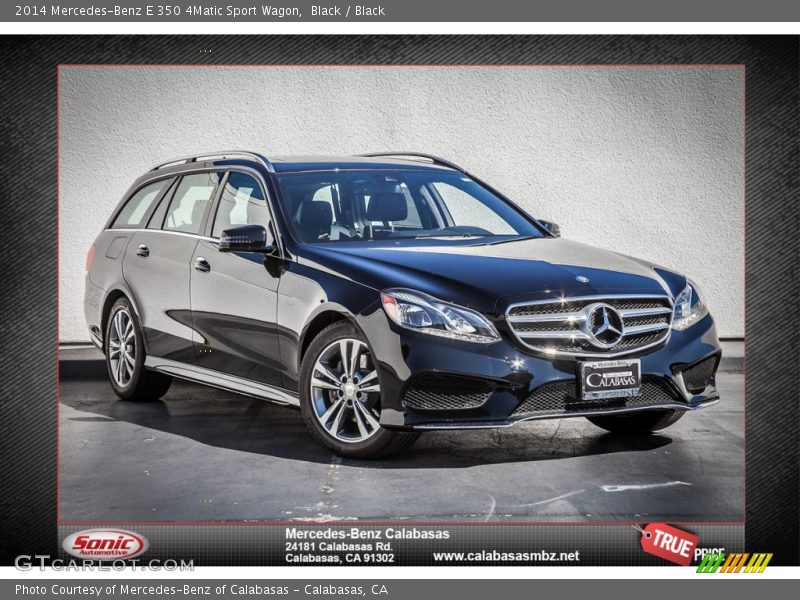 Black / Black 2014 Mercedes-Benz E 350 4Matic Sport Wagon