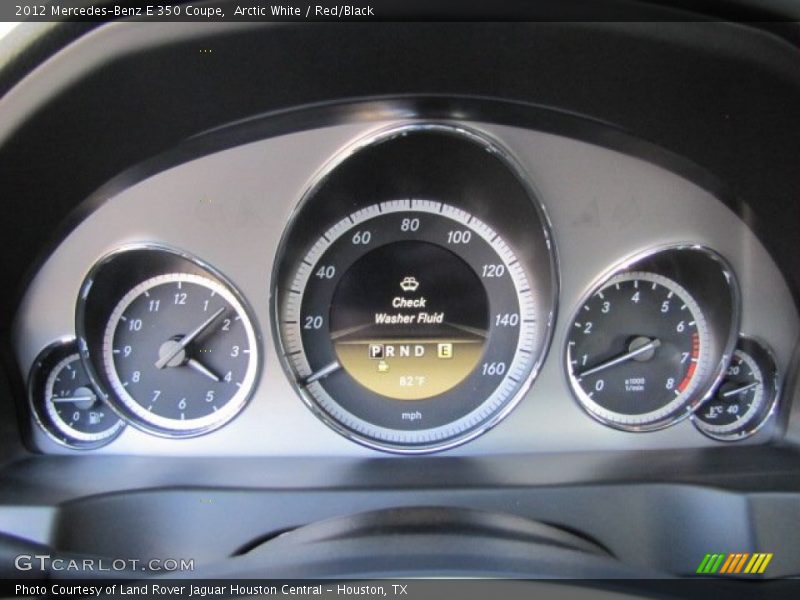 Arctic White / Red/Black 2012 Mercedes-Benz E 350 Coupe