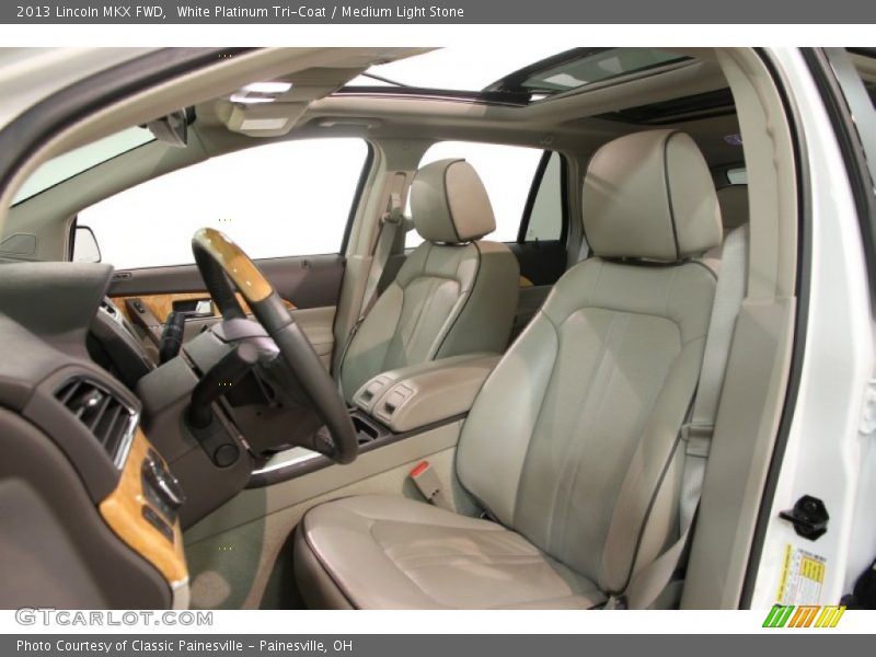 White Platinum Tri-Coat / Medium Light Stone 2013 Lincoln MKX FWD