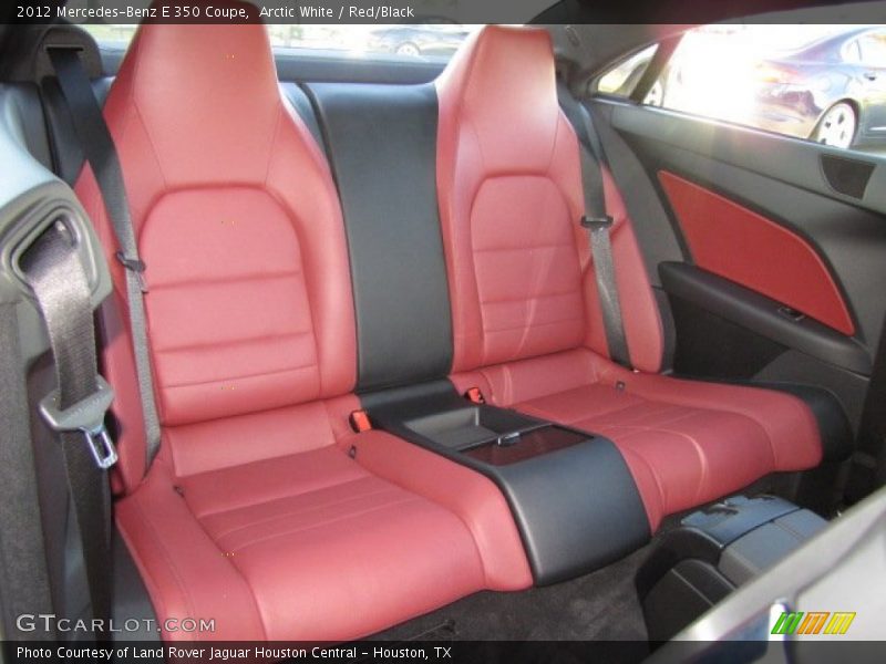 Arctic White / Red/Black 2012 Mercedes-Benz E 350 Coupe