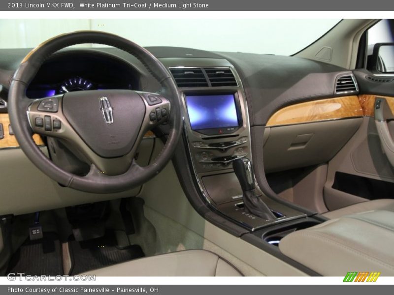 White Platinum Tri-Coat / Medium Light Stone 2013 Lincoln MKX FWD