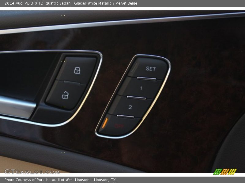 Glacier White Metallic / Velvet Beige 2014 Audi A6 3.0 TDI quattro Sedan
