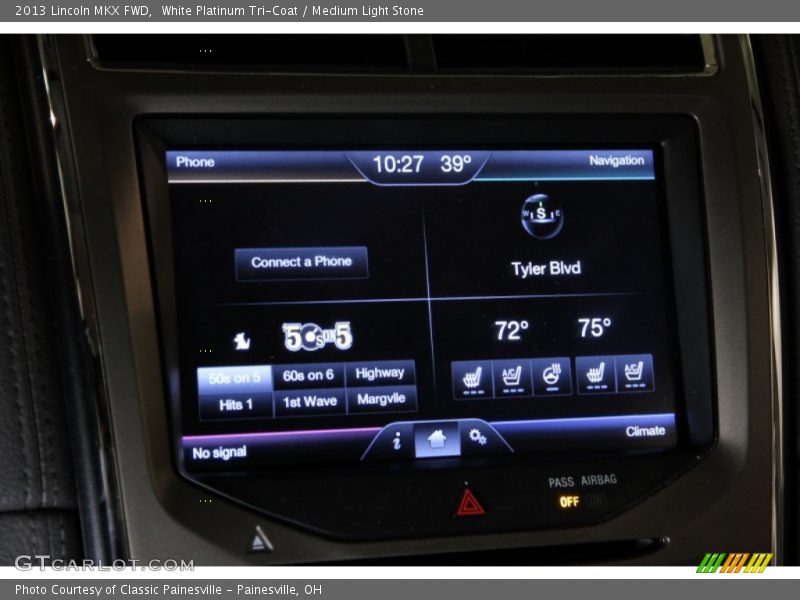 White Platinum Tri-Coat / Medium Light Stone 2013 Lincoln MKX FWD