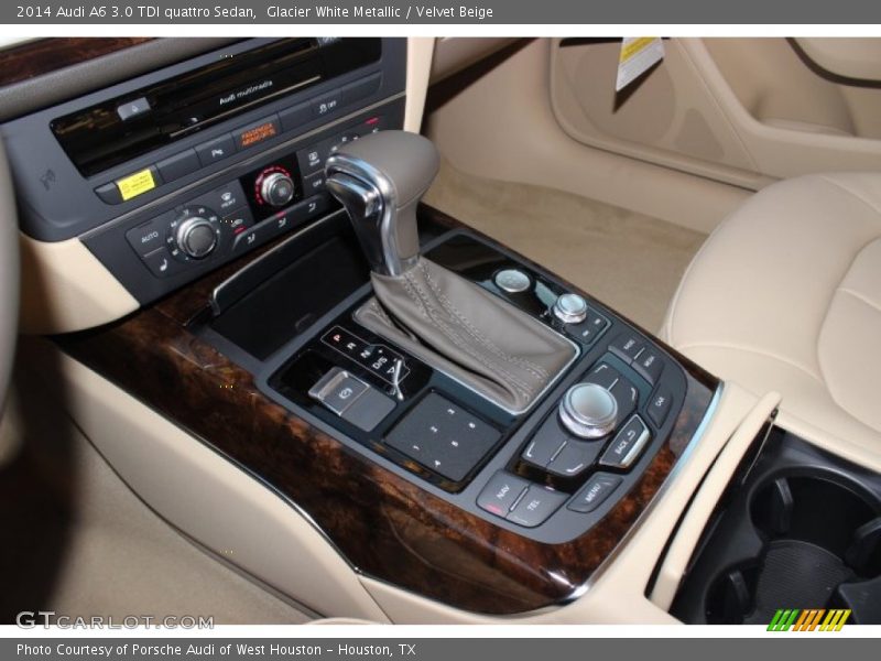 Glacier White Metallic / Velvet Beige 2014 Audi A6 3.0 TDI quattro Sedan