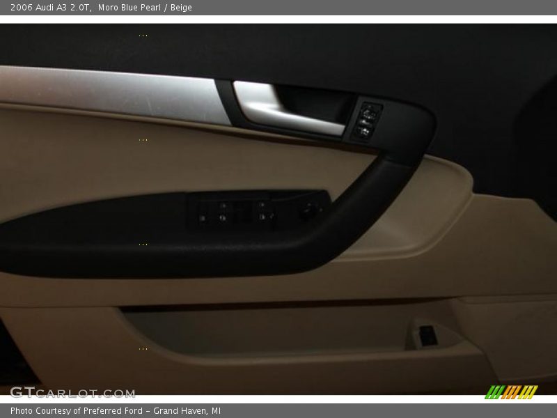 Moro Blue Pearl / Beige 2006 Audi A3 2.0T