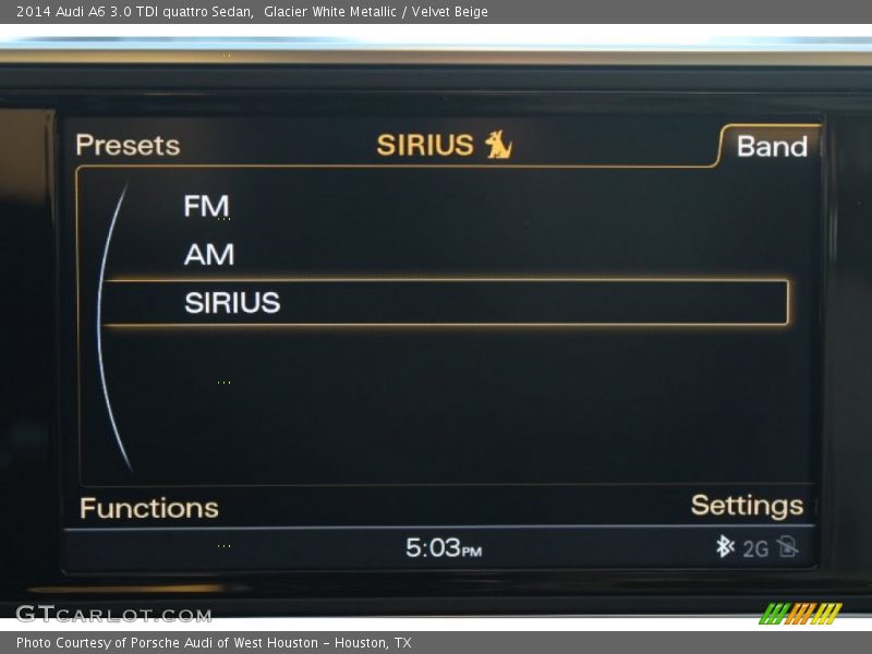 Glacier White Metallic / Velvet Beige 2014 Audi A6 3.0 TDI quattro Sedan