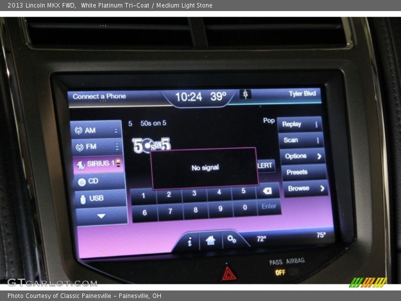 White Platinum Tri-Coat / Medium Light Stone 2013 Lincoln MKX FWD
