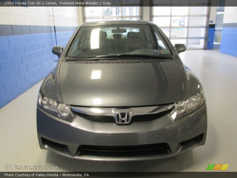 Polished Metal Metallic / Gray 2009 Honda Civic EX-L Sedan