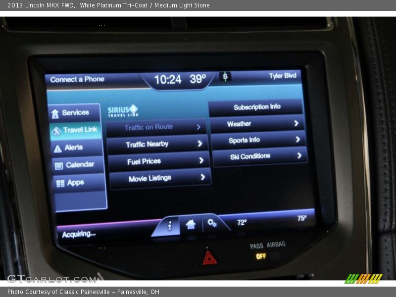 White Platinum Tri-Coat / Medium Light Stone 2013 Lincoln MKX FWD