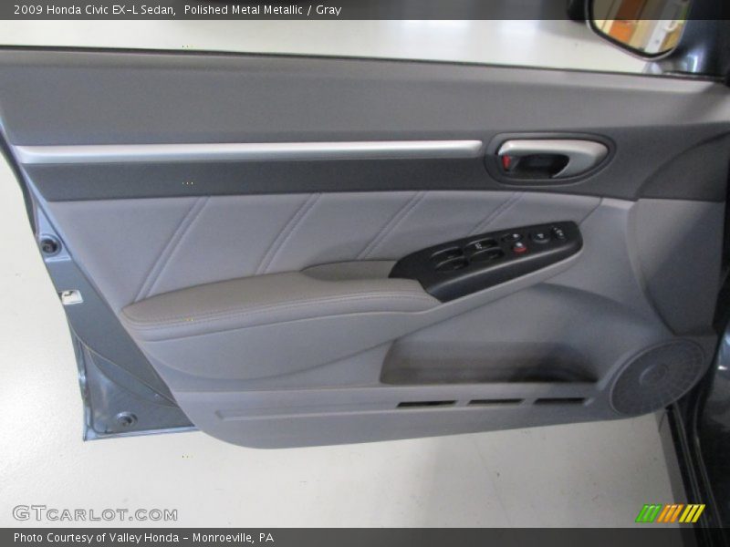 Polished Metal Metallic / Gray 2009 Honda Civic EX-L Sedan