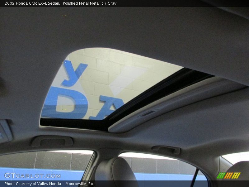 Polished Metal Metallic / Gray 2009 Honda Civic EX-L Sedan