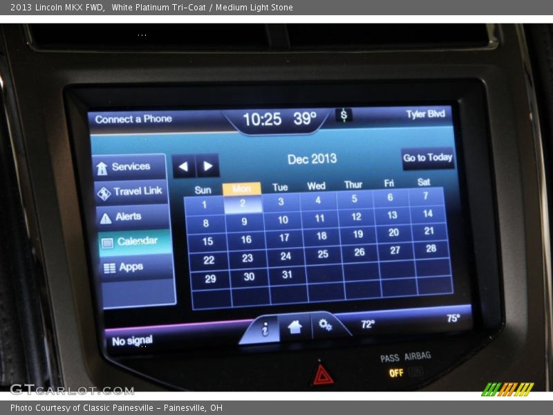 White Platinum Tri-Coat / Medium Light Stone 2013 Lincoln MKX FWD