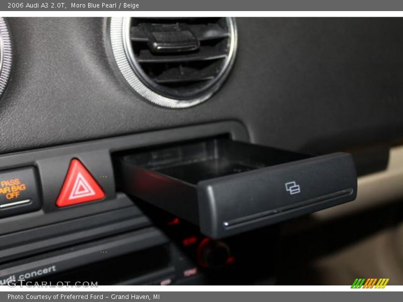 Moro Blue Pearl / Beige 2006 Audi A3 2.0T