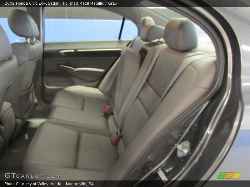 Polished Metal Metallic / Gray 2009 Honda Civic EX-L Sedan