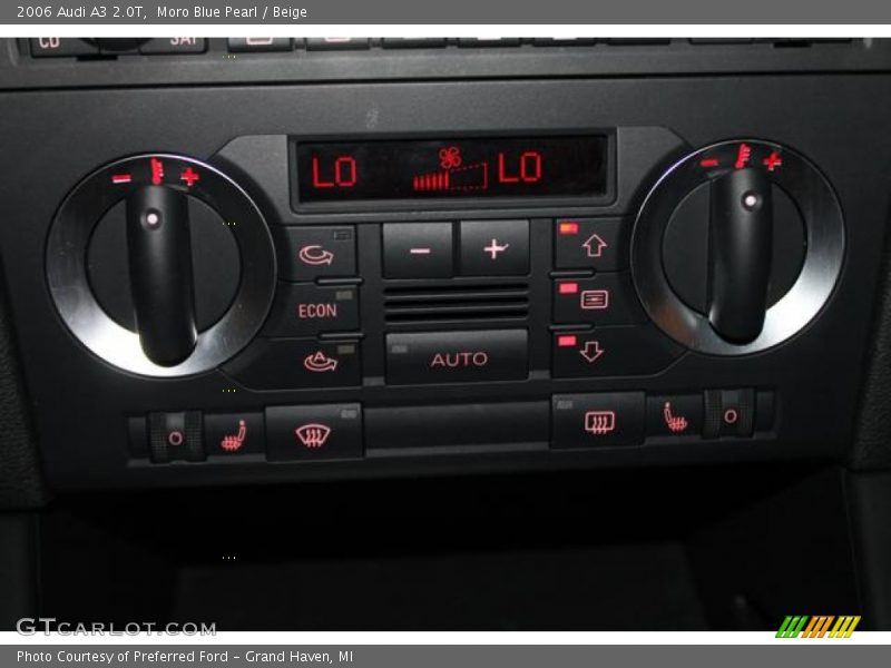 Moro Blue Pearl / Beige 2006 Audi A3 2.0T