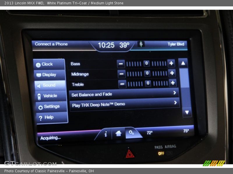 White Platinum Tri-Coat / Medium Light Stone 2013 Lincoln MKX FWD