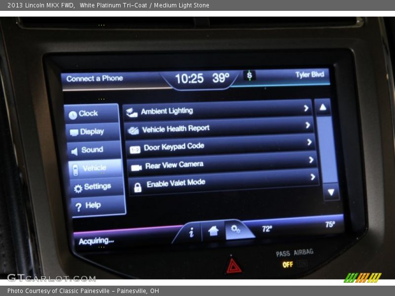 White Platinum Tri-Coat / Medium Light Stone 2013 Lincoln MKX FWD