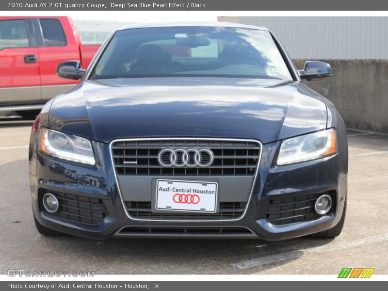 Deep Sea Blue Pearl Effect / Black 2010 Audi A5 2.0T quattro Coupe