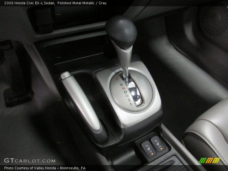 Polished Metal Metallic / Gray 2009 Honda Civic EX-L Sedan