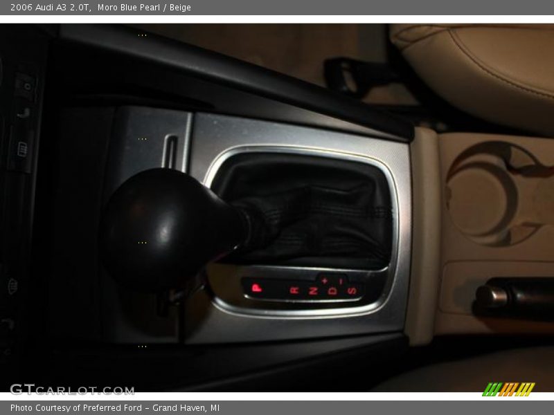 Moro Blue Pearl / Beige 2006 Audi A3 2.0T
