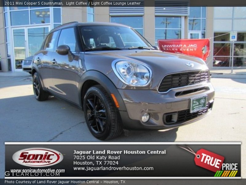 Light Coffee / Light Coffee Lounge Leather 2011 Mini Cooper S Countryman