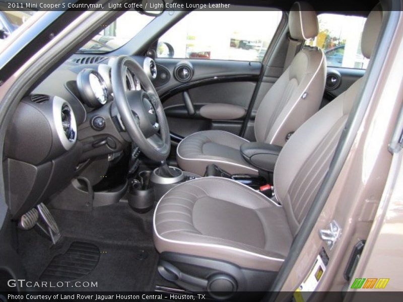 Light Coffee / Light Coffee Lounge Leather 2011 Mini Cooper S Countryman