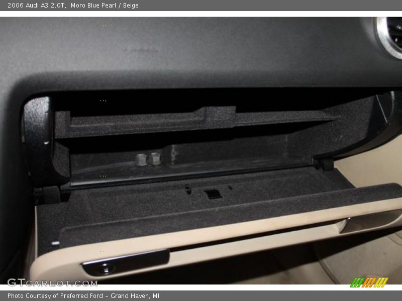 Moro Blue Pearl / Beige 2006 Audi A3 2.0T