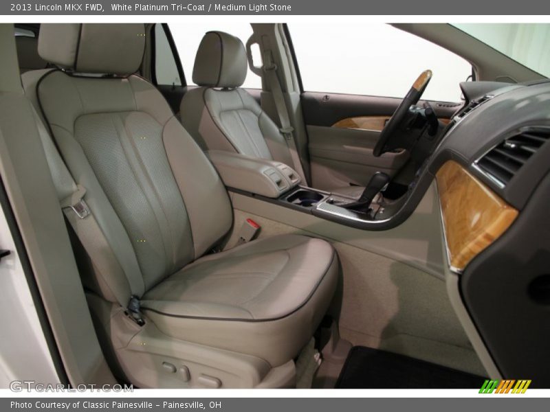 White Platinum Tri-Coat / Medium Light Stone 2013 Lincoln MKX FWD