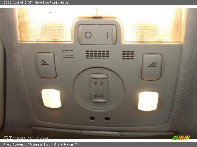 Moro Blue Pearl / Beige 2006 Audi A3 2.0T
