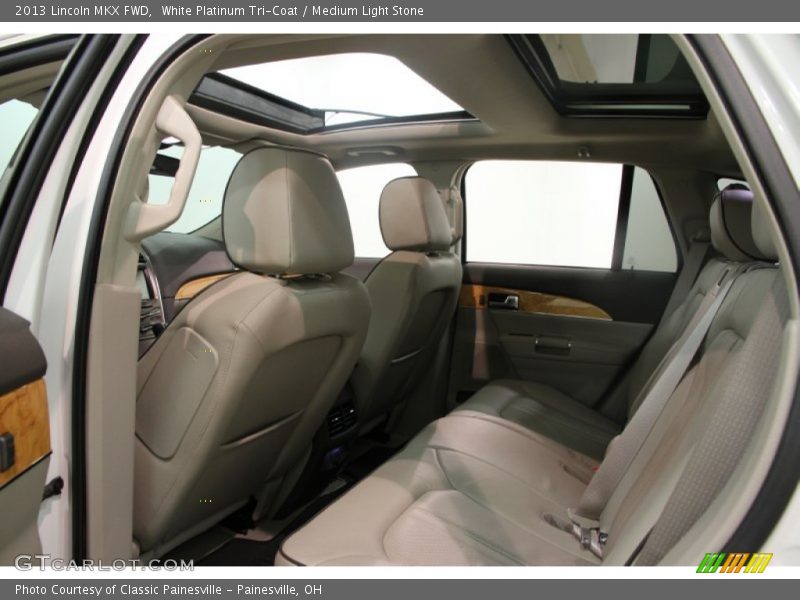White Platinum Tri-Coat / Medium Light Stone 2013 Lincoln MKX FWD