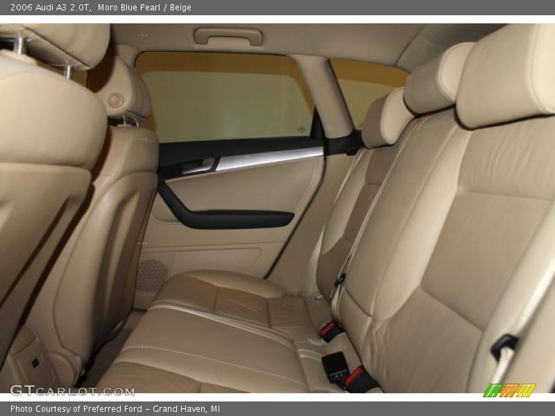 Moro Blue Pearl / Beige 2006 Audi A3 2.0T