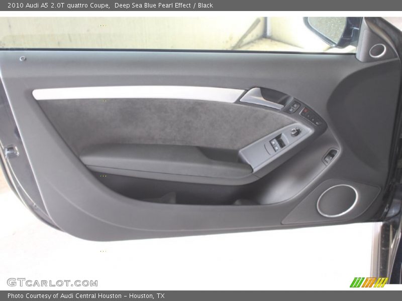 Deep Sea Blue Pearl Effect / Black 2010 Audi A5 2.0T quattro Coupe