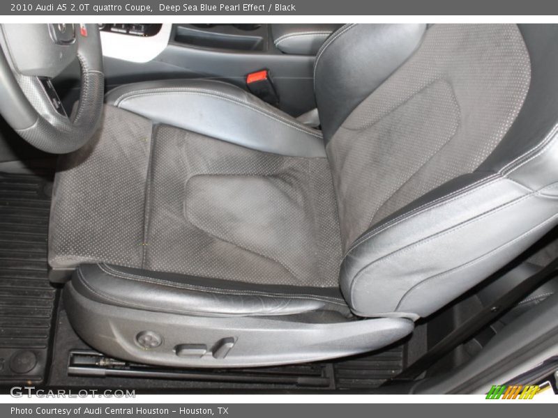 Deep Sea Blue Pearl Effect / Black 2010 Audi A5 2.0T quattro Coupe