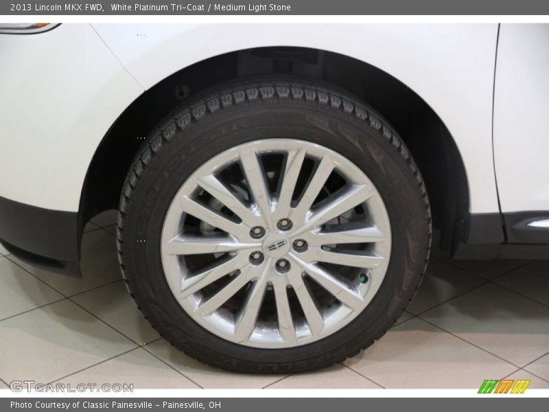 White Platinum Tri-Coat / Medium Light Stone 2013 Lincoln MKX FWD