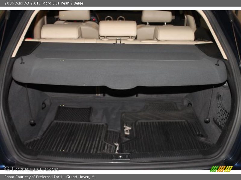 Moro Blue Pearl / Beige 2006 Audi A3 2.0T