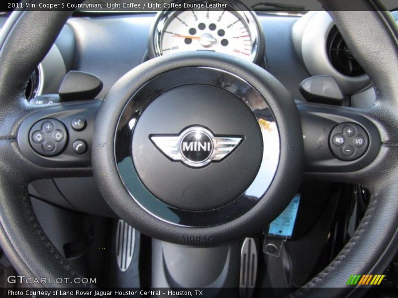 Light Coffee / Light Coffee Lounge Leather 2011 Mini Cooper S Countryman