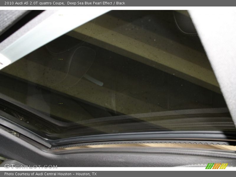 Deep Sea Blue Pearl Effect / Black 2010 Audi A5 2.0T quattro Coupe