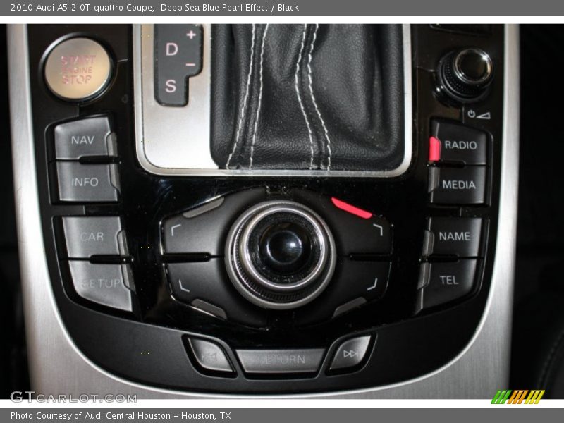 Deep Sea Blue Pearl Effect / Black 2010 Audi A5 2.0T quattro Coupe