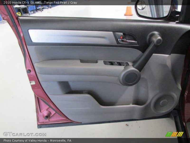 Tango Red Pearl / Gray 2010 Honda CR-V EX AWD