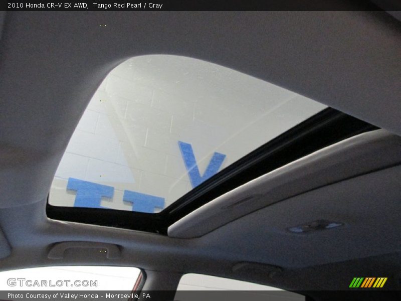 Tango Red Pearl / Gray 2010 Honda CR-V EX AWD